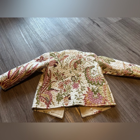 Handmade upcycled quilted kids coat. 13 ptp - Picture 2 of 6